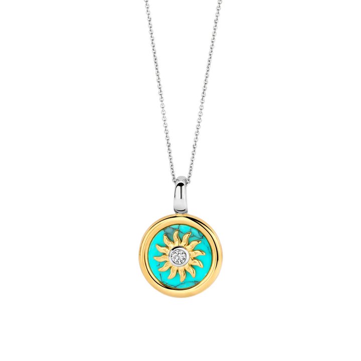Ti Sento Sun Pendant & Chain
