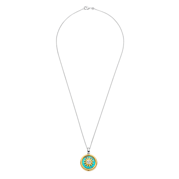 Ti Sento Sun Pendant & Chain