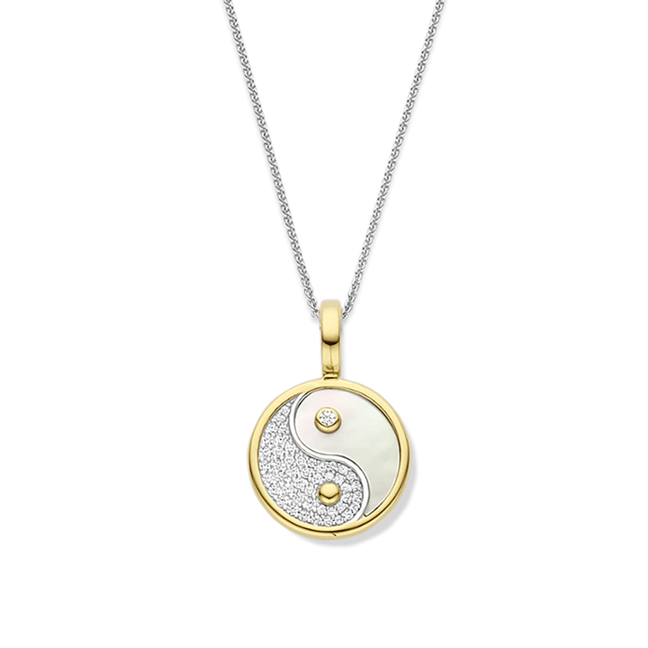 Ti Sento Yin-Yang Pendant & Chain