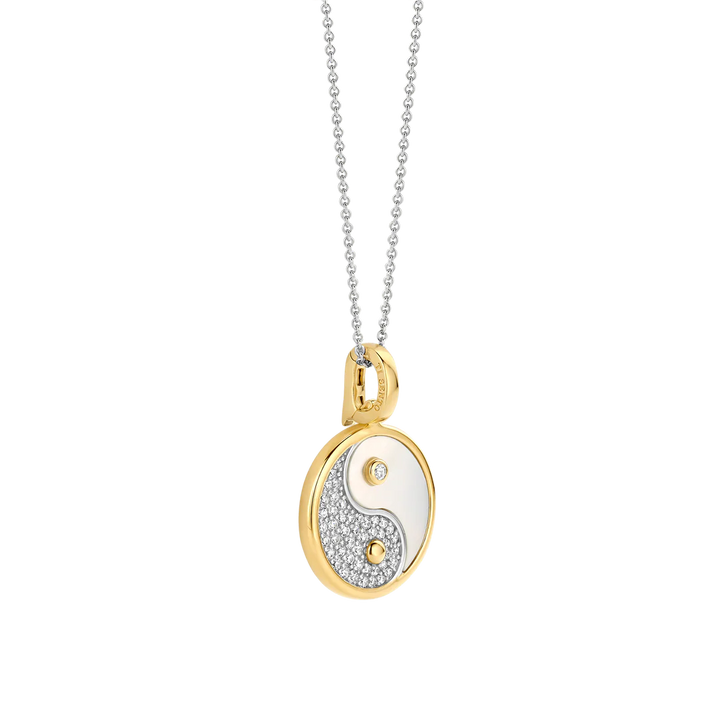 Ti Sento Yin-Yang Pendant & Chain