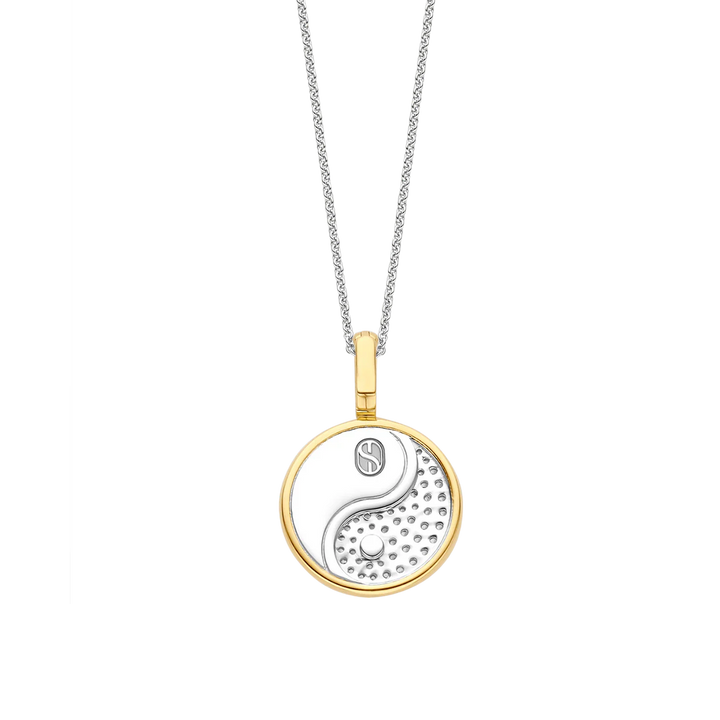 Ti Sento Yin-Yang Pendant & Chain