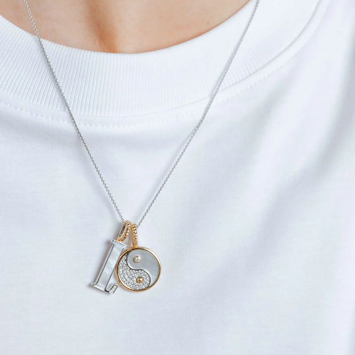 Ti Sento Yin-Yang Pendant & Chain