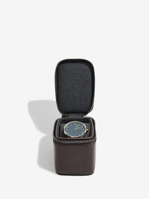 Stackers Brown Single Watch Travel Box