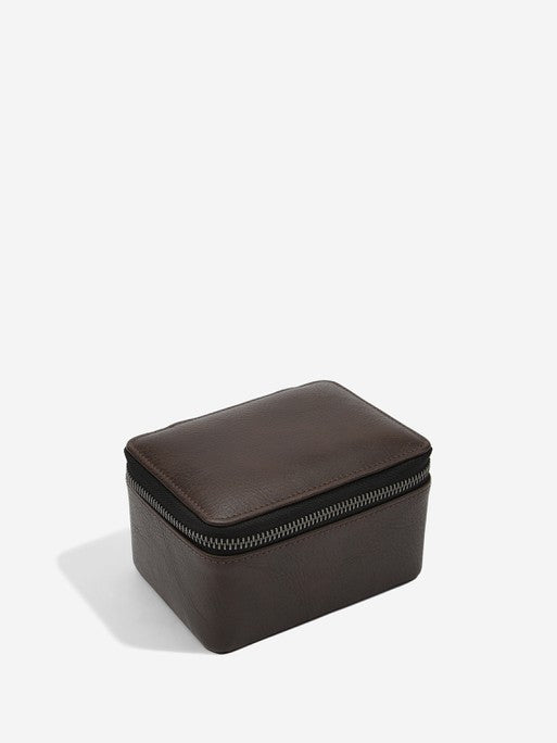 Stackers Brown Double Watch Travel Box