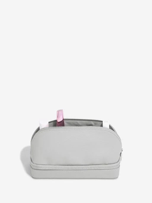 Stackers Pebble Grey Make Up and Jewellery Bag