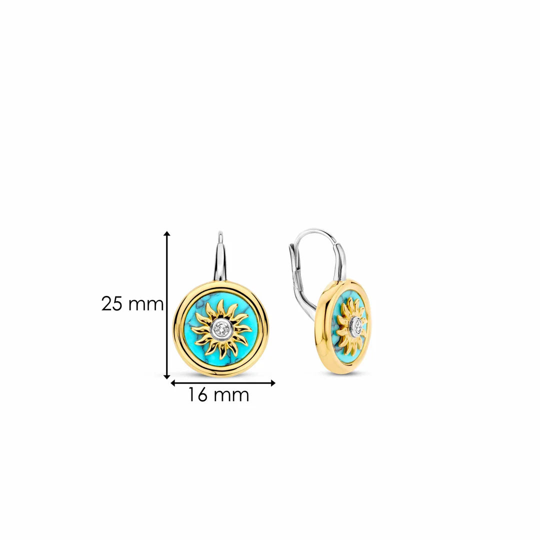 Ti Sento Sun Earrings