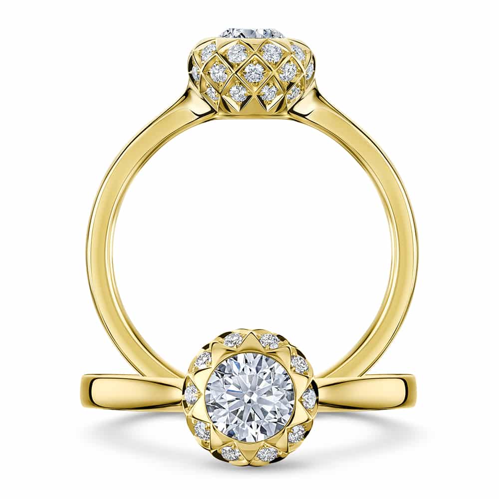 18ct Yellow Gold Diamond Ring