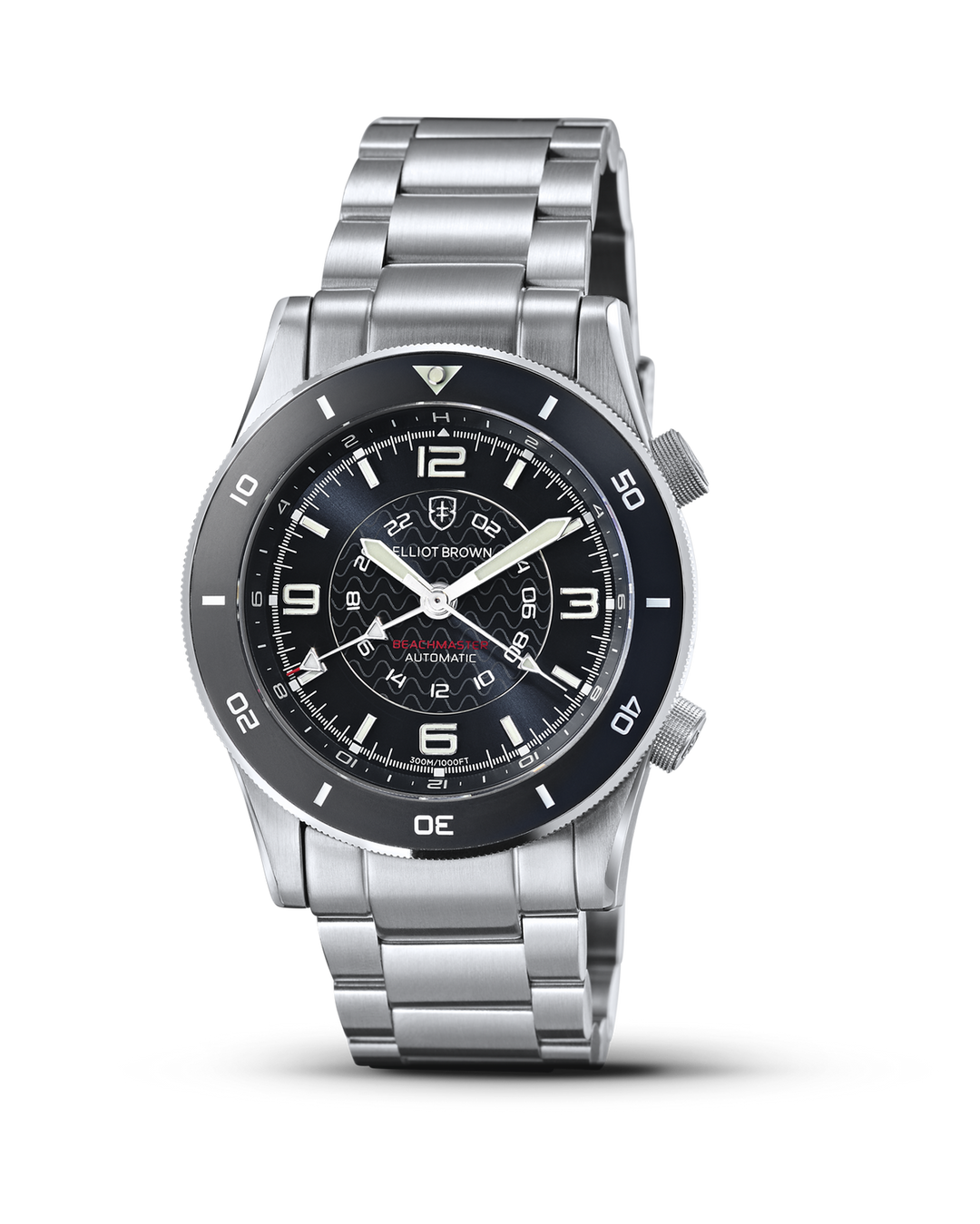 Elliot Brown Beachmaster Automatic watch,  model number 0H0-A01-B07, limited edition Number 015 of 500 watches.
