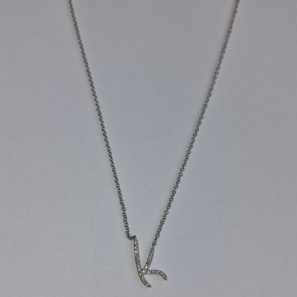 9ct White Gold Pendant