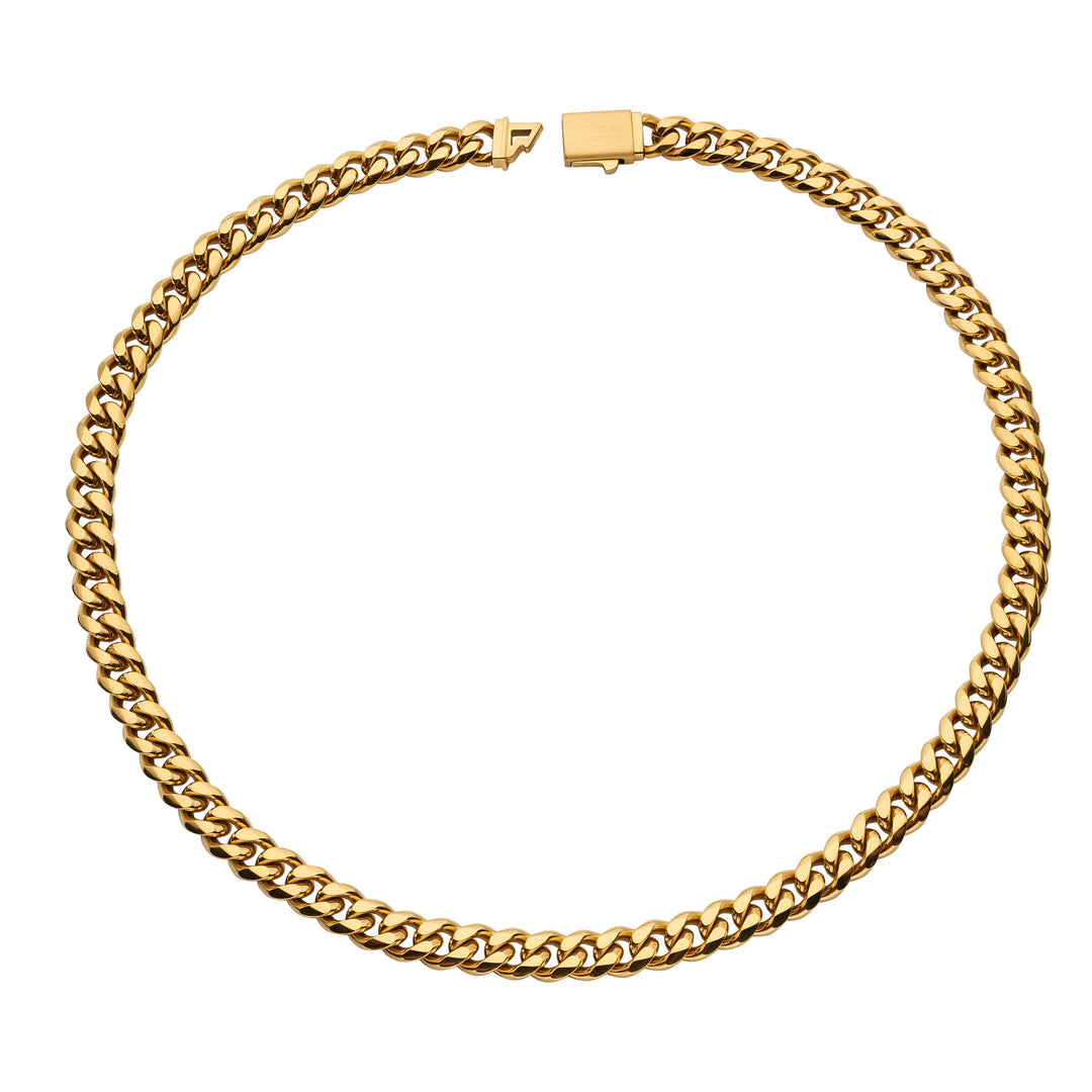 Unique & Co Gold IP Plated Steel Necklace 50cm