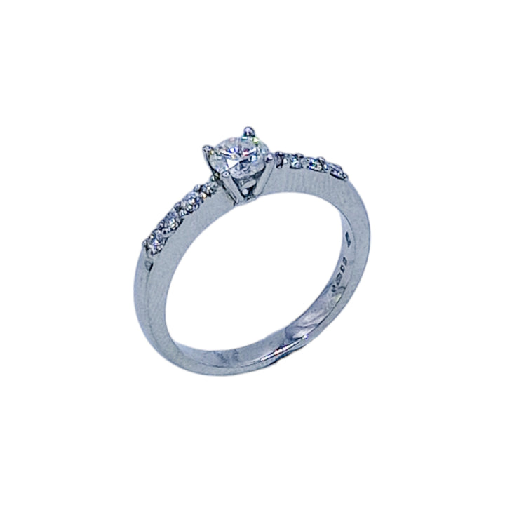 Platinum Solitaire Diamond Ring