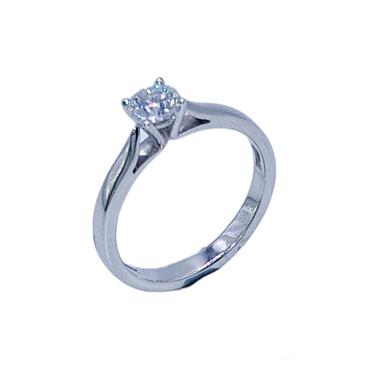 Platinum Solitaire Diamond Ring