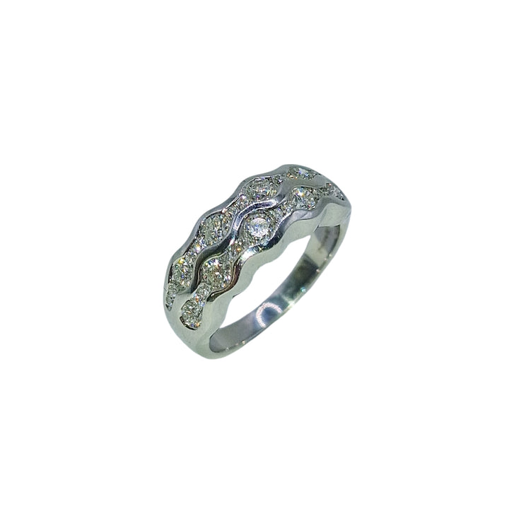 18ct White Gold Diamond Ring
