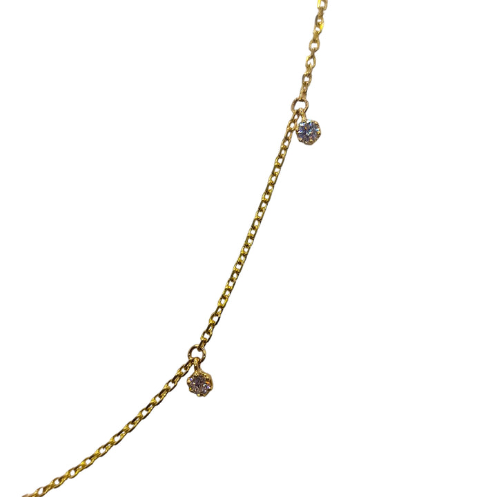 18ct Yellow Gold Diamond Necklet