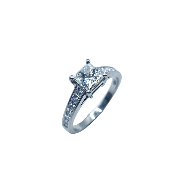 Platinum Diamond Solitaire Ring