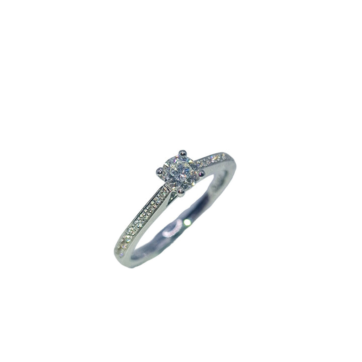 Platinum Solitaire Diamond Ring