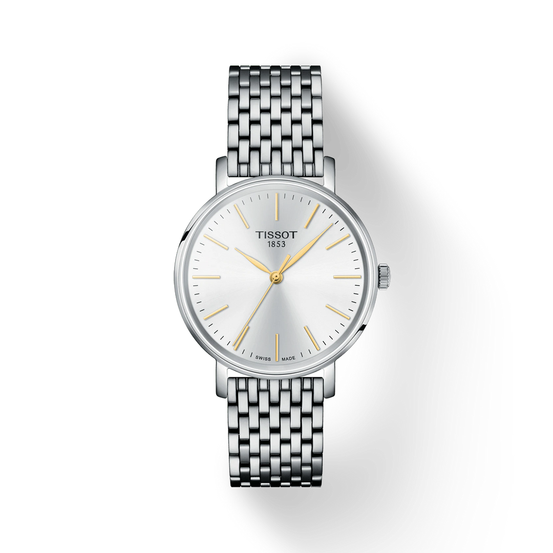 Ladys Tissot Everytime quartz Stainless steel bracelet watch