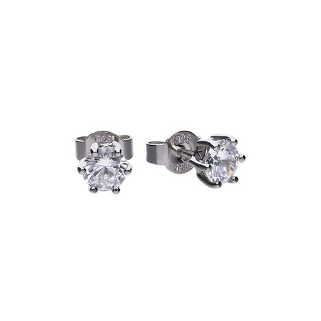 Diamonfire Claw Set 0.5ct Zirconia Solitaire Earrings