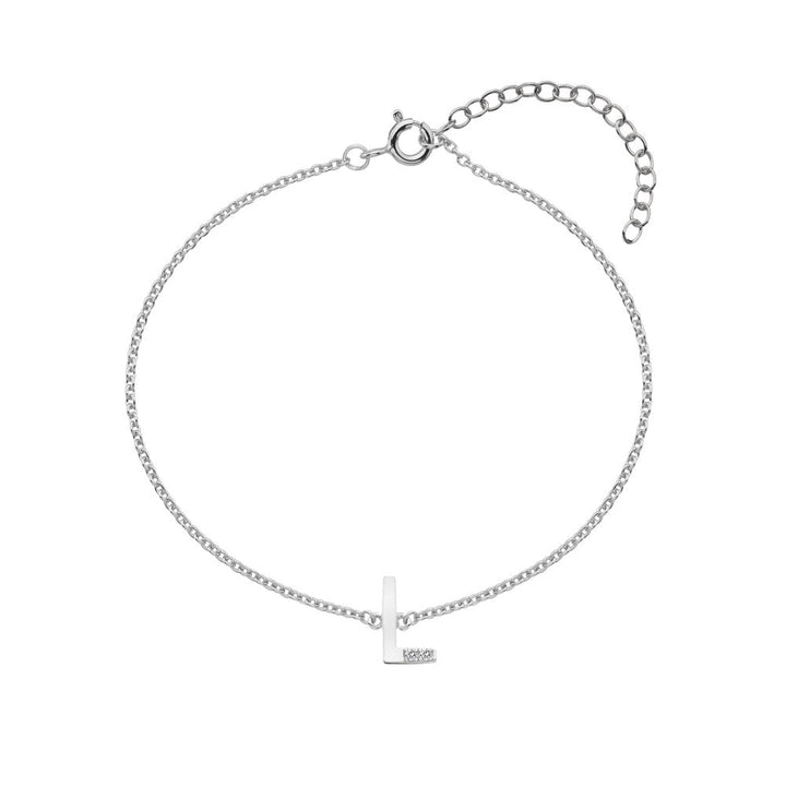 Hot Diamonds Letter L Bracelet