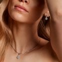 Hot Diamonds Glimmer Teardrop Necklace