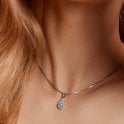 Hot Diamonds Glimmer Teardrop Necklace