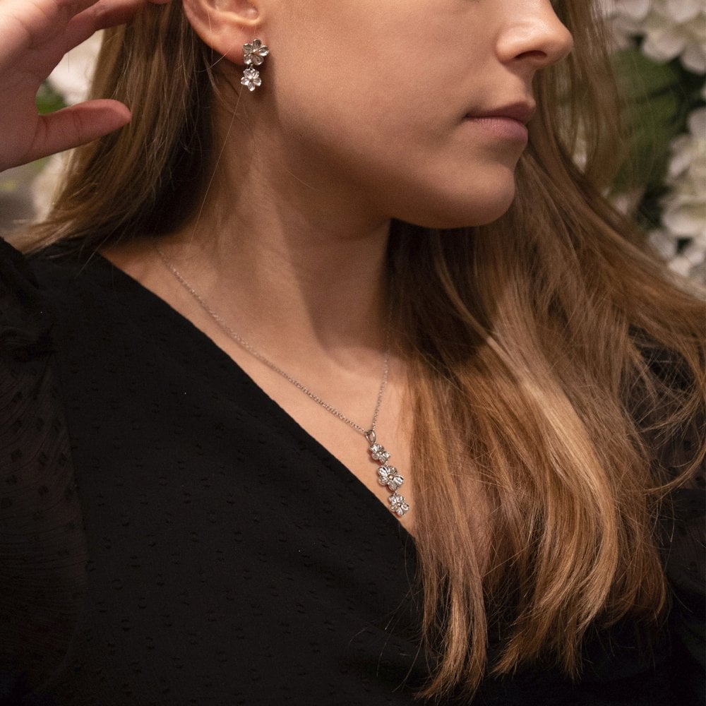 Hot Diamonds Forget Me Not Earrings