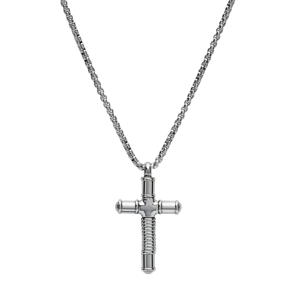 Unique & Co Stainless Steel Cross Necklace 50cm