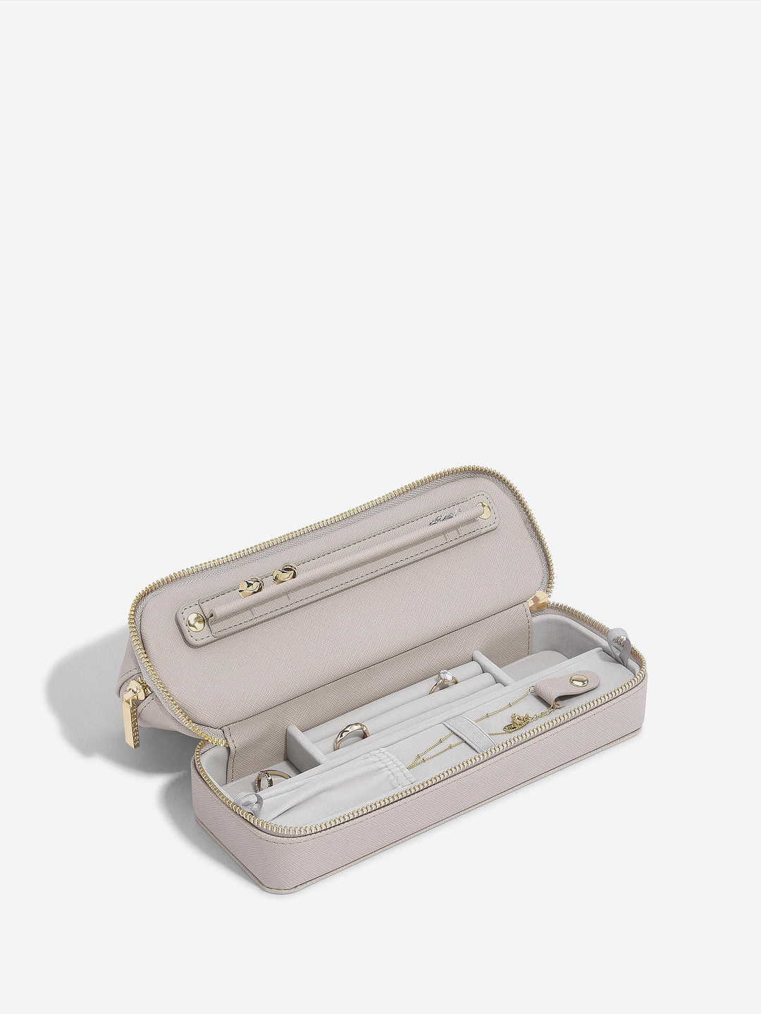 Stackers Taupe Cosmetic and Jewellery Bag