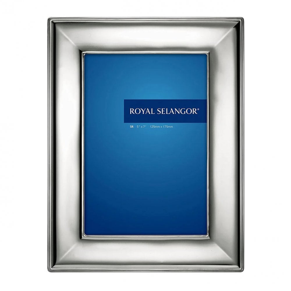 ROYAL SELANGOR Madison Pewter 5" Photo Frame