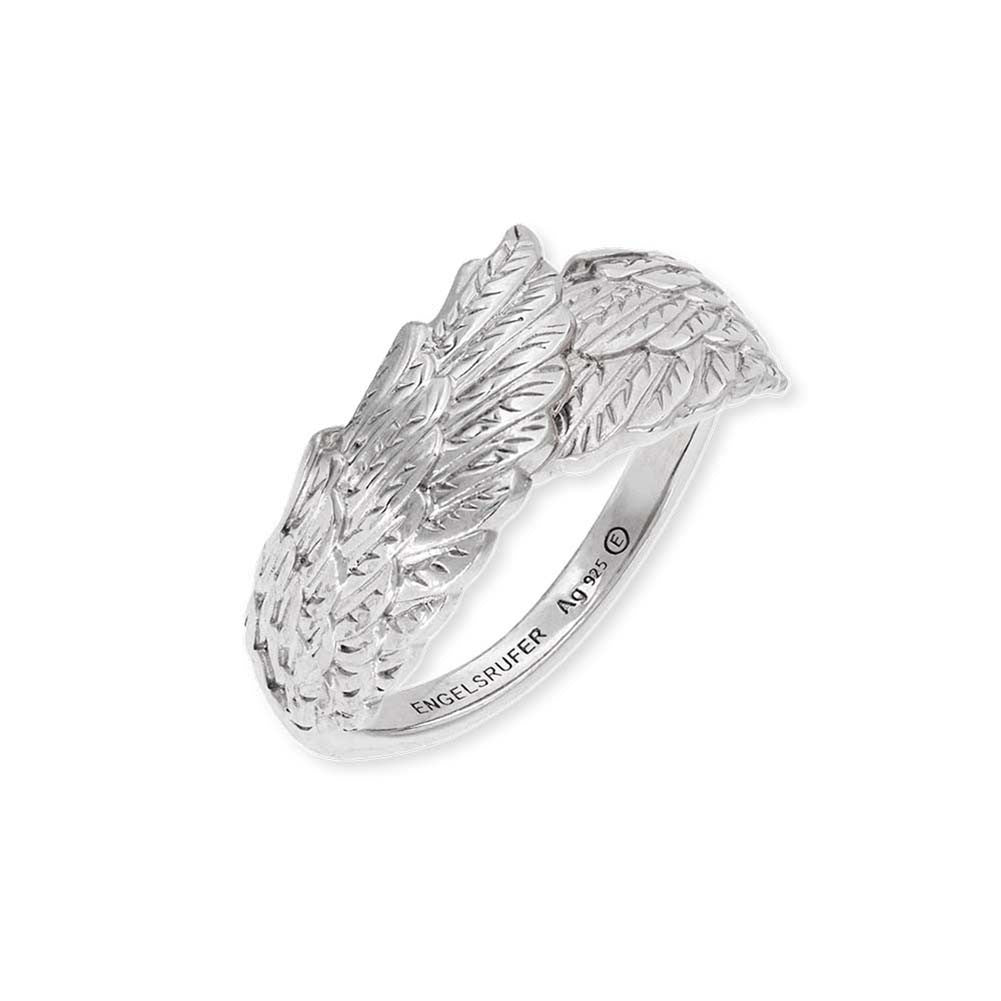 Angel Whisperer from Engelsrufer Sterling Silver Ladies Double Wing Ring