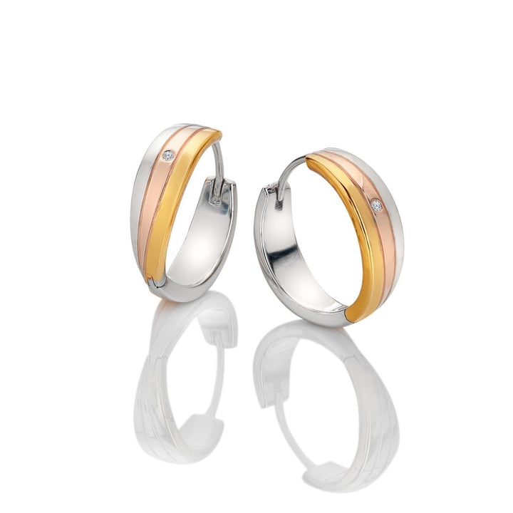 Hot Diamonds Trio Hoop Earrings