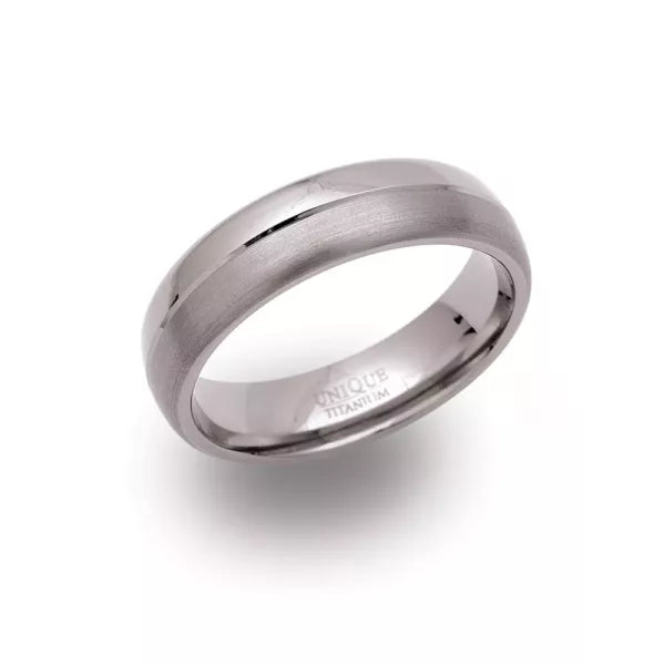 Unique & Co 6mm Titanium Ring