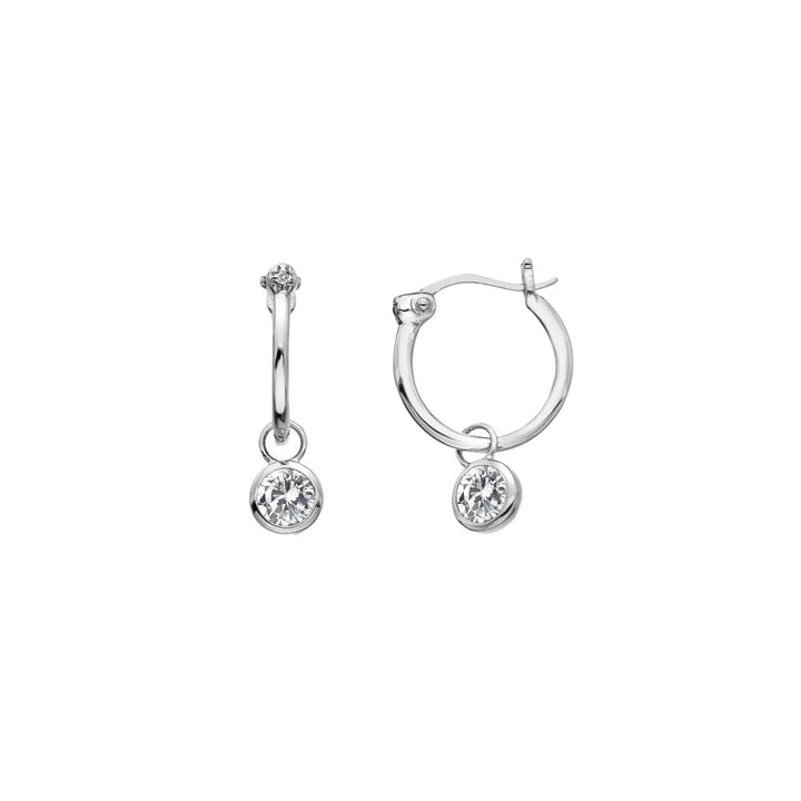 Hot Diamonds White Topaz Drop Earrings