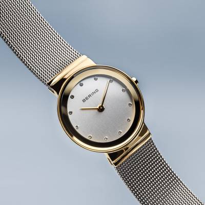 Bering Quartz Two Tone Bracelet Watch