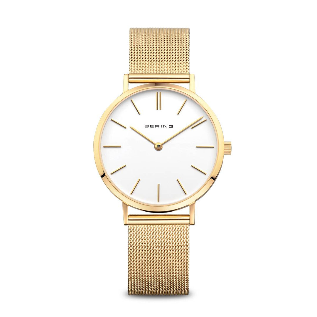 Bering mens Gold Plated Watch