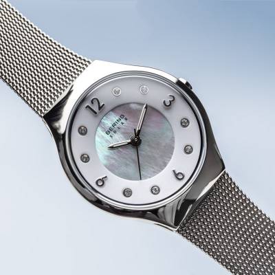 Bering Solar Stainless Steel Bracelet Watch