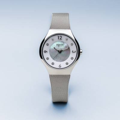 Bering Solar Stainless Steel Bracelet Watch