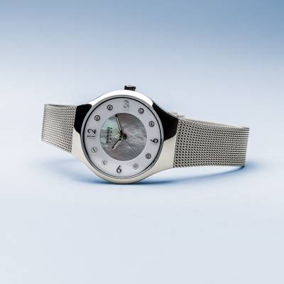 Bering Solar Stainless Steel Bracelet Watch