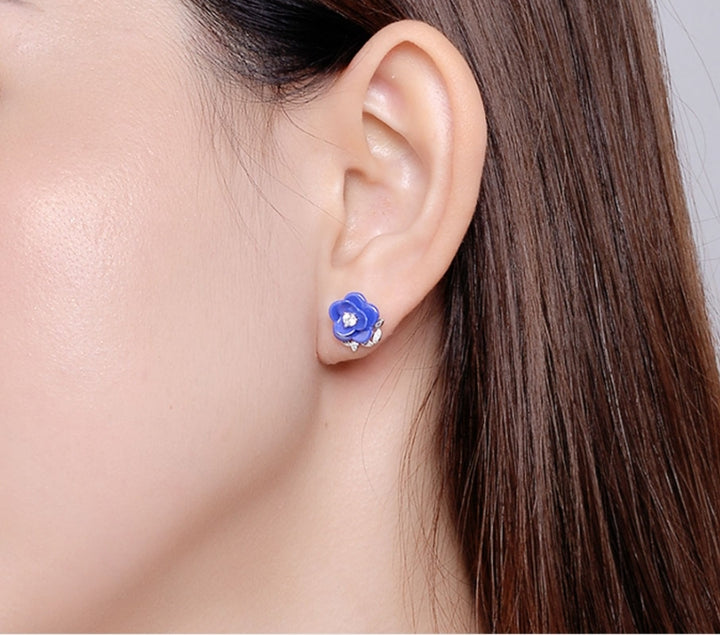Fei Liu Blossom Earring and Pendant Set
