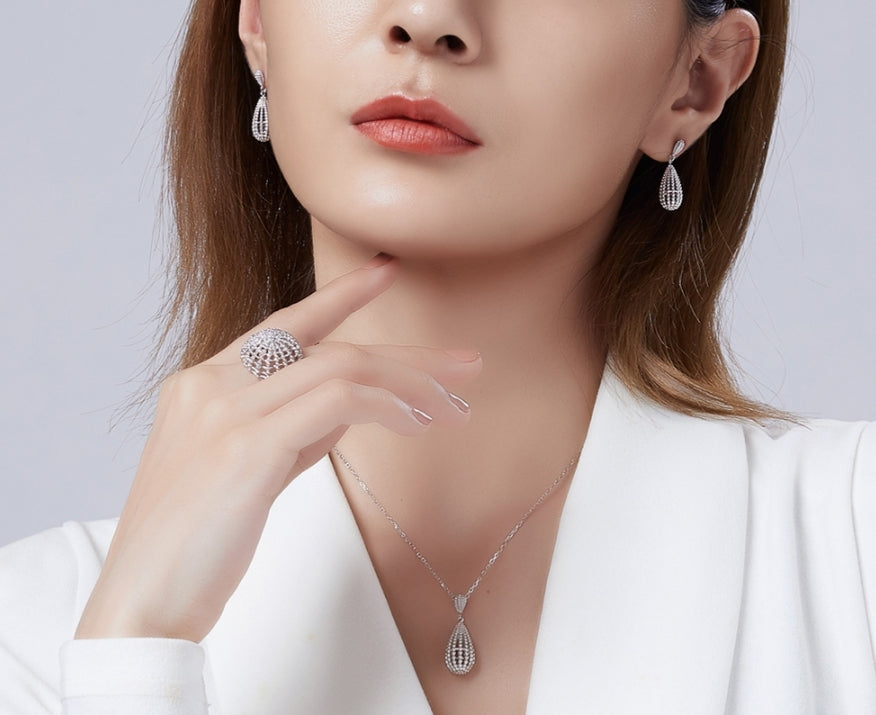 Fei Liu Bella Tear Drop Earrings
