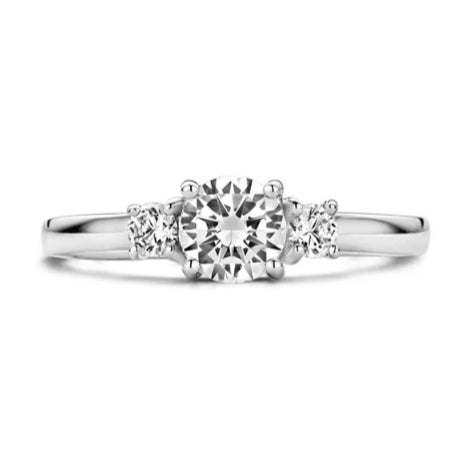 Ti Sento Three Stone Trilogy CZ Ring