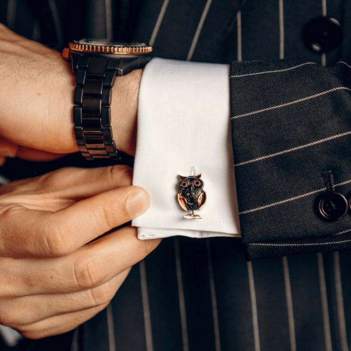 Deakin and Francis Owl Cufflinks