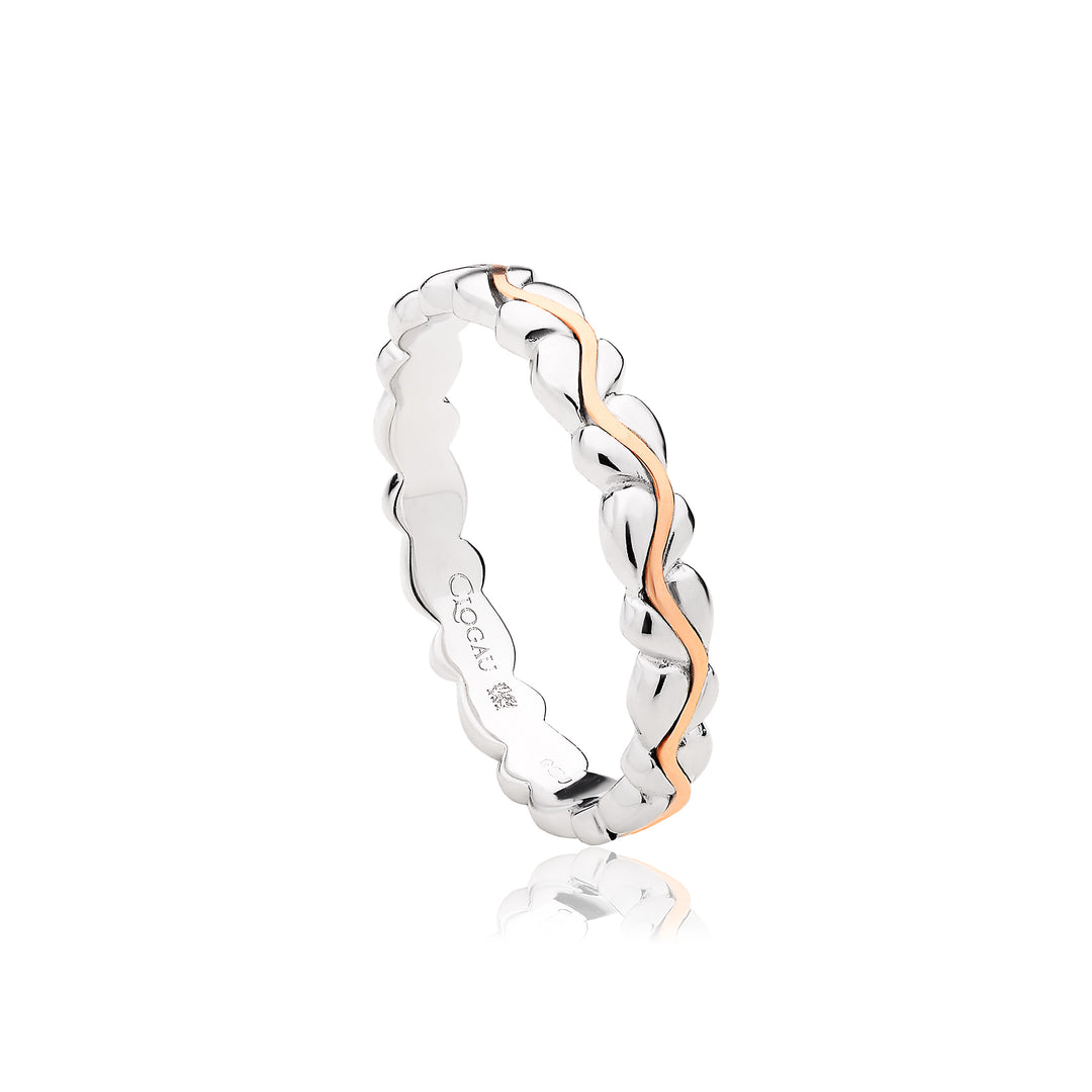 Clogau Silver Life Affinity Stacking Ring