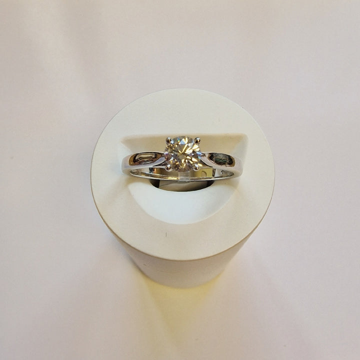 Platinum Solitaire Diamond Ring