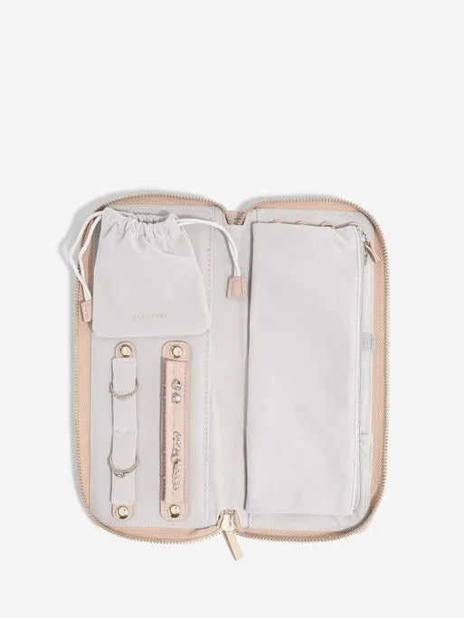 Stackers Blush Pink Jewellery Travel Roll