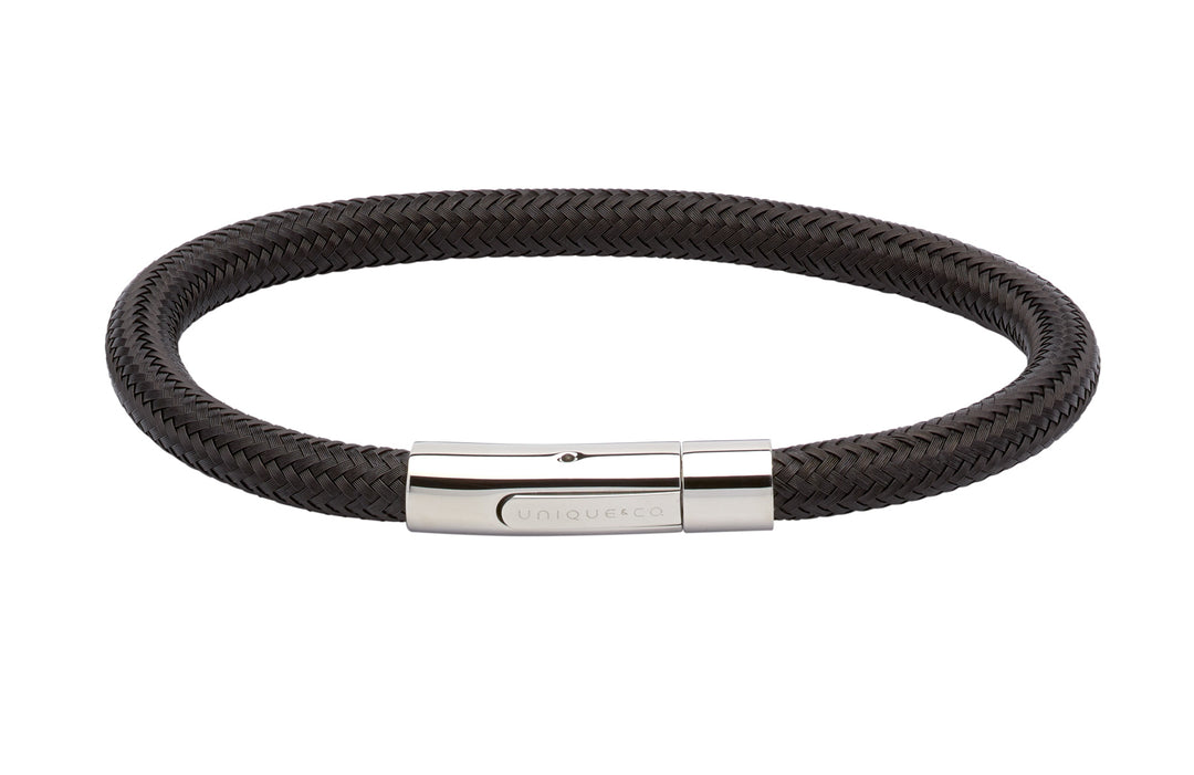 Black Corded Wire Bracelet
