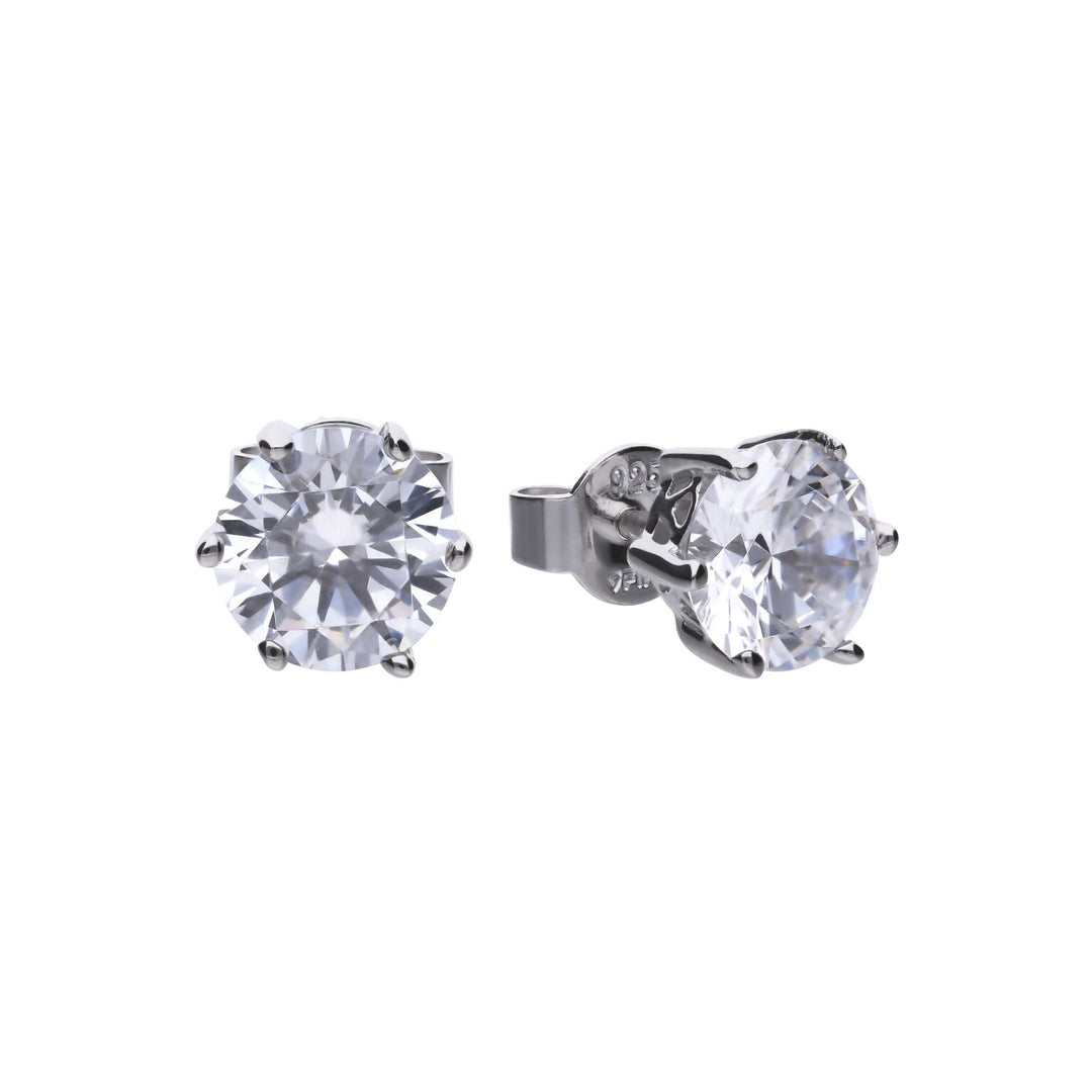 Diamonfire Sterling Silver 3ct CZ Stud earrings