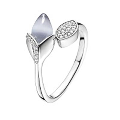 Fei Liu Magnolia Ring With Leaf