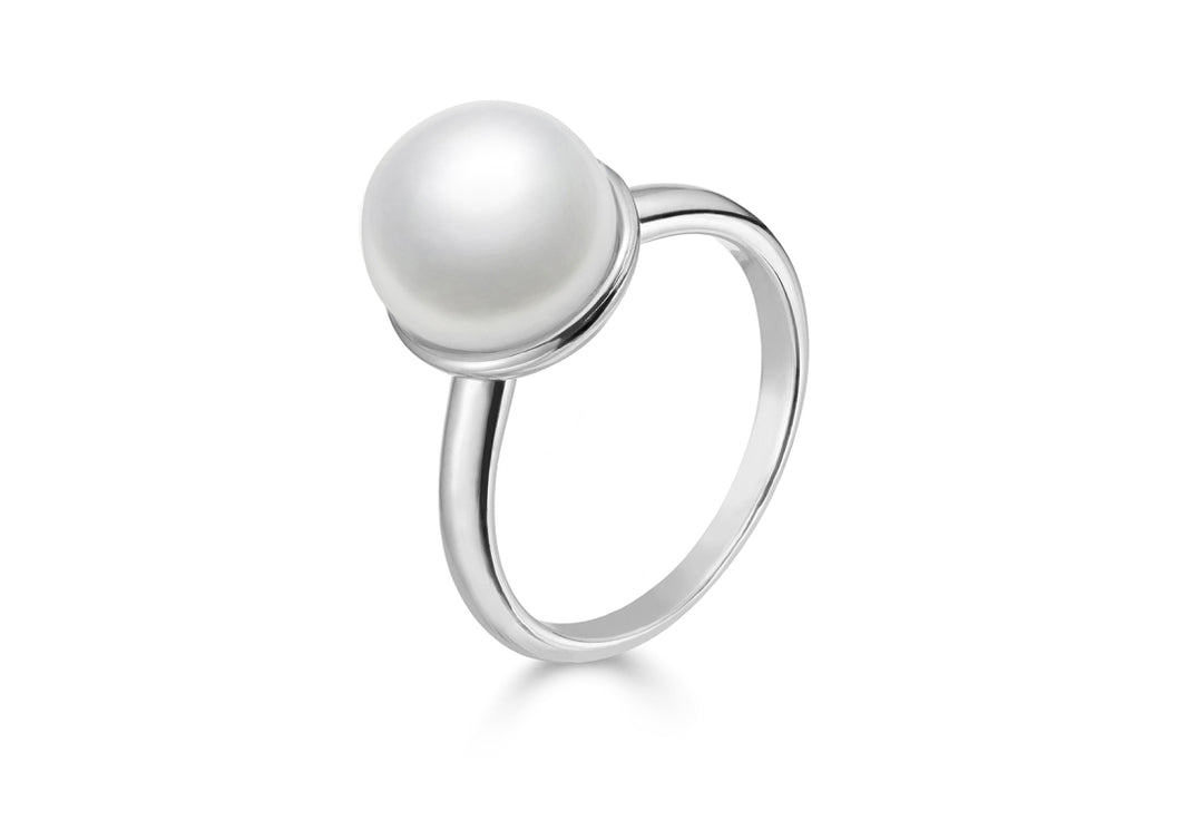 Silver Pearl Ring