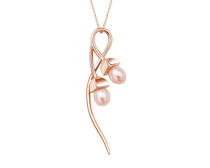 Fei Liu Double Snowdrop Pendant